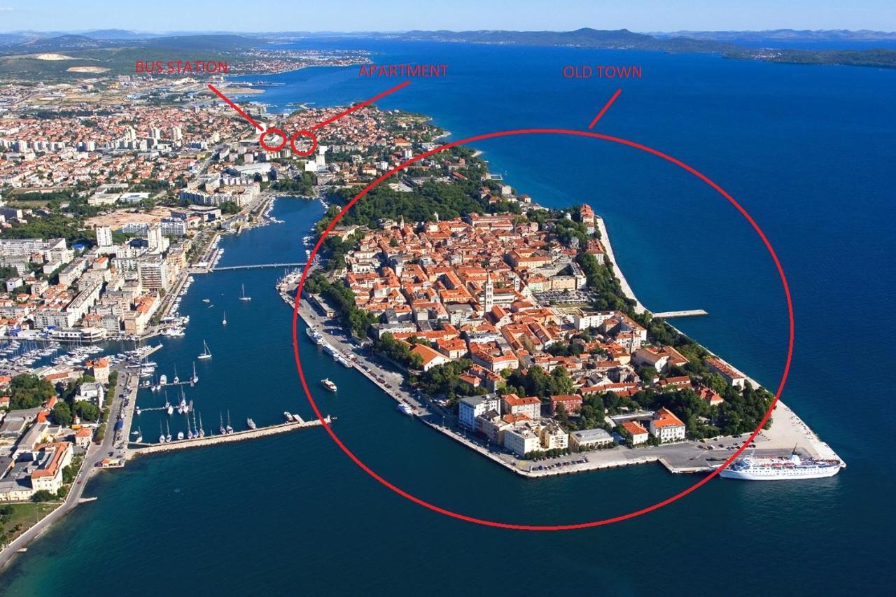 Candy Ap.-Near Center,Bus,Beach+Free Parking Place Zadar Exterior foto